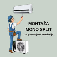 MONTAŽA MONO SPLIT KLIMA UREĐAJA VIŠE OD 4,5 kW - postojeće instalacije